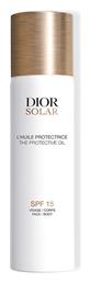 Dior The Protective Oil Αντηλιακό Λάδι Προσώπου και Σώματος SPF15 σε Spray 125ml από το Galerie De Beaute