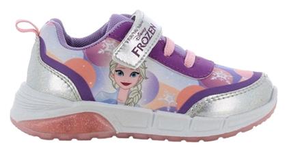 Disney Παιδικά Sneakers με Φωτάκια Ασημί