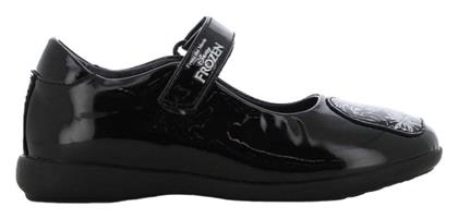 Disney Παιδικές Μπαλαρίνες Ανατομικές με Σκρατς Υφασμάτινες Μαύρες Frozen