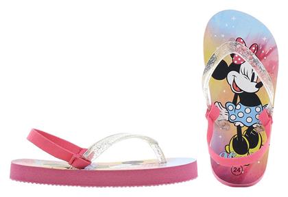 Disney Παιδικές Σαγιονάρες Flip Flops Minnie Διάφανες