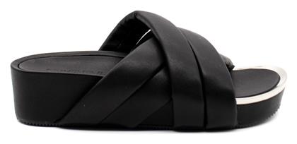 DKNY Καλοκαιρινές Γυναικείες Πλατφόρμες σε Στυλ Παντόφλας Μαύρες