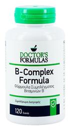 Doctor's Formulas B-Complex Formula Βιταμίνη για Ενέργεια, Ενίσχυση του Ανοσοποιητικού & το Νευρικό Σύστημα 120 ταμπλέτες από το Pharm24