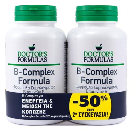 Doctor's Formulas B-Complex Βιταμίνη 2 x 120 κάψουλες
