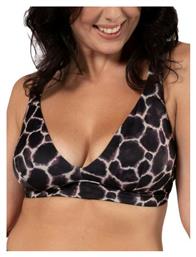 Dorina Wamba Eco Curves Bikini Σουτιέν Animal Print Καφέ