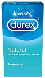 Durex Προφυλακτικά Natural 6τμχ