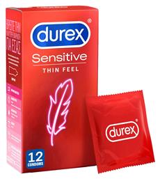 Durex Προφυλακτικά Sensitive Λεπτά 12τμχ