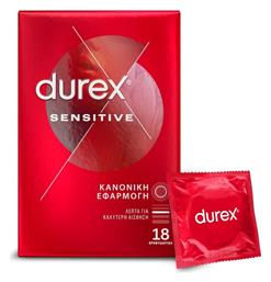 Durex Προφυλακτικά Sensitive Λεπτά 18τμχ από το Pharm24