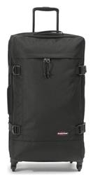 Eastpak Trans4 L Μεγάλη Βαλίτσα Ταξιδίου Υφασμάτινη Μαύρο με 4 Ρόδες Ύψους 75εκ.