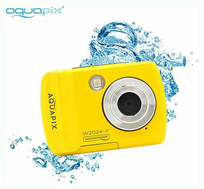 EasyPix W2024 Compact Φωτογραφική Μηχανή 16MP με Οθόνη 2.4'' και Ανάλυση Video 1280 x 720 pixels Κίτρινη