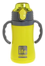 Ecolife Ανοξείδωτο Παγούρι Θερμός με Καλαμάκι Blue 300ml από το Plus4u