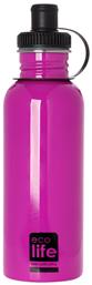 Ecolife Bottle Pink 600ml από το Plus4u