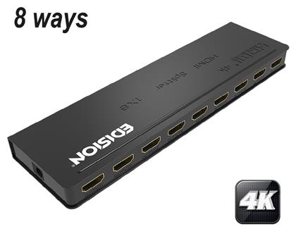 Edision 4K 1x8 HDMI Splitter 07-07-0103 από το e-shop