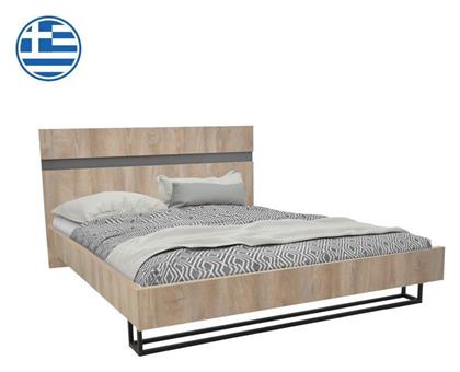 Elencia Υπέρδιπλο για Στρώμα 160x200cm Oak Με Γκρι Απόχρωση