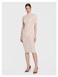 Elisabetta Franchi Φόρεμα υφασμάτινο AM-75B-31E2-V320 Ροζ Slim Fit