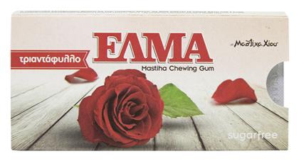 Ελμα 10 Τσίχλες με Γεύση Τριαντάφυλλο Χωρίς Ζάχαρη 13gr