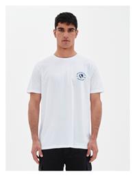 Emerson Ανδρικό T-shirt Λευκό με Στάμπα