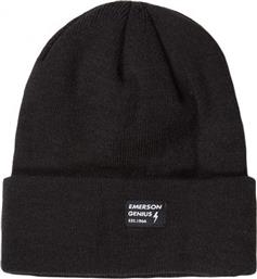Emerson Ανδρικός Beanie Σκούφος σε Μαύρο χρώμα