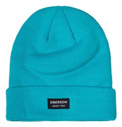 Emerson Ανδρικός Beanie Σκούφος σε Τιρκουάζ χρώμα από το Outletcenter