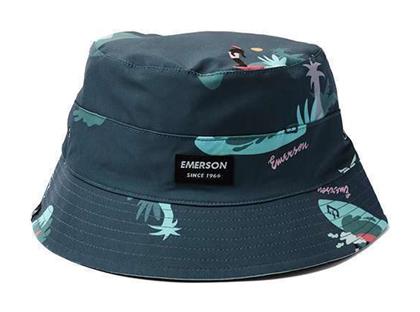 Emerson Υφασμάτινo Ανδρικό Καπέλο Στυλ Bucket Blue Siel