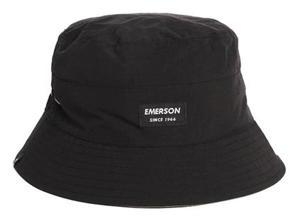 Emerson Υφασμάτινo Ανδρικό Καπέλο Στυλ Bucket Μαύρο από το Zakcret Sports