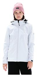 Emerson Softshell Γυναικείο Μπουφάν Ice White