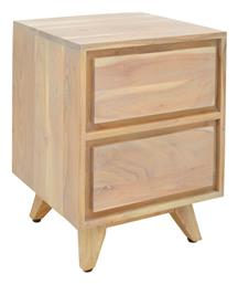 Emira από Μασίφ Ξύλο Μπεζ 40x40x54cm 376-000002