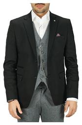 Endeson Fashion 9500 Χειμερινό Ανδρικό Σακάκι με Στενή Εφαρμογή
