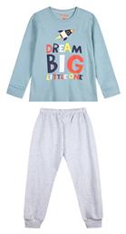 Energiers Παιδική Πιτζάμα Χειμωνιάτικη Μελανζέ Dream Big