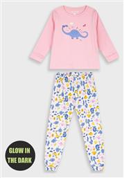 Energiers Παιδική Πιτζάμα Χειμωνιάτικη Πολύχρωμη Sleepysauros