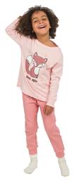 Energiers Παιδική Πιτζάμα Χειμωνιάτικη Ροζ