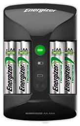 Energizer ACCU Recharge Pro Φορτιστής 4 Μπαταριών Ni-MH Μεγέθους AA/AAA Σετ με 4x AA 2000mAh