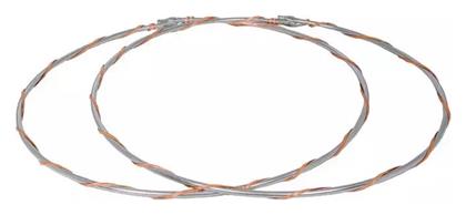 Επάργυρα Στέφανα Γάμου Δίχρωμα