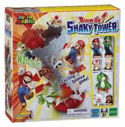 Epoch Toys Blow Up Shaky Tower - Super Mario από το Moustakas Toys