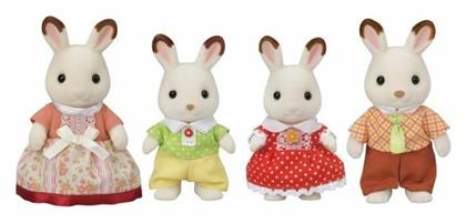 Epoch Toys Παιχνίδι Μινιατούρα Sylvanian Families Chocolate Rabbit Family για 3+ Ετών