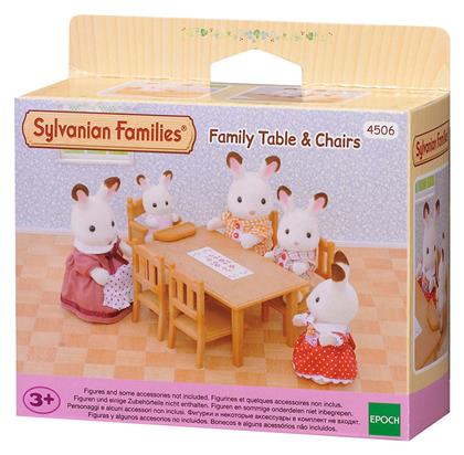 Epoch Toys Παιχνίδι Μινιατούρα Sylvanian Families Family Table & Chairs για 3+ Ετών από το BlablaToys