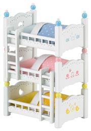 Epoch Toys Παιχνίδι Μινιατούρα Sylvanian Families Triple Bunk Beds για 3+ Ετών από το Moustakas Toys