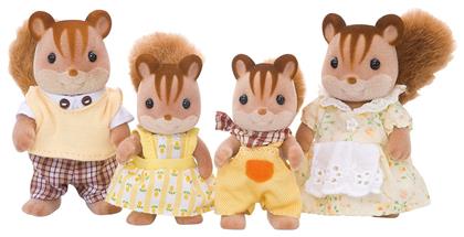 Epoch Toys Παιχνίδι Μινιατούρα Sylvanian Families Walnut Squirrel Family για 3+ Ετών από το BlablaToys