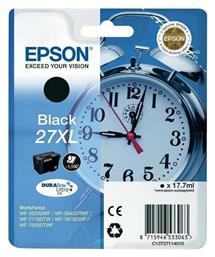 Epson 27XL Γνήσιο Μελάνι Εκτυπωτή InkJet Μαύρο (C13T27114010 C13T27114012)