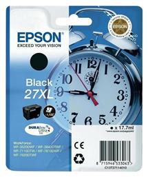 Epson 27XL Μελάνι Εκτυπωτή InkJet Μαύρο (C13T27114010 C13T27114012)