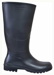 Ergo Αντιολισθητικές Unisex Γαλότσες Εργασίας Γονάτου Μαύρες