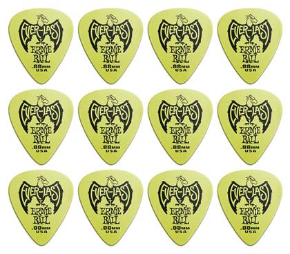 Ernie Ball Πένα Κιθάρας Everlast Green Πάχους 0.88mm Συσκευασία 1τμχ από το Public