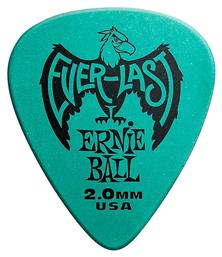 Ernie Ball Πένα Κιθάρας Everlast Teal Πάχους 2mm Συσκευασία 1τμχ