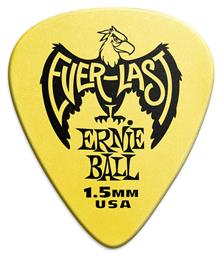 Ernie Ball Πένα Κιθάρας Everlast Yellow Πάχους 1.5mm Συσκευασία 1τμχ από το Public