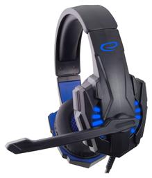 Esperanza Avenger Over Ear Gaming Headset με σύνδεση 3.5mm Μπλε από το e-shop