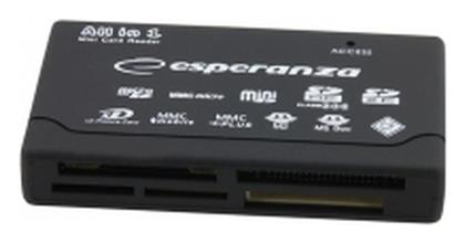 Esperanza EA-119 Card Reader USB 2.0 για SD/microSD/MemoryStick/CompactFlash/xD