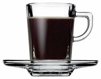 Espiel Carre Φλιτζάνι Espresso Γυάλινο Διάφανο 75ml