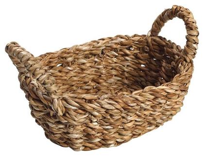 Espiel Καλάθι Ψωμιού Ψάθινο Καφέ 24x14x8cm