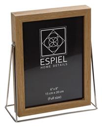 Espiel Κορνίζα Μεταλλική 15x20cm Καφέ / Ασημί