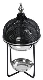 Espiel Σκεύος για Φοντύ με Ρεσώ Μεταλλικό Μαύρο 15x15x31εκ.