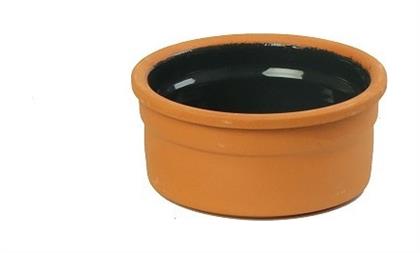 Espiel Terracotta Στρογγυλό Ατομικό Πυρίμαχο Σκεύος Κεραμικό 9.5x9.5x4.5cm